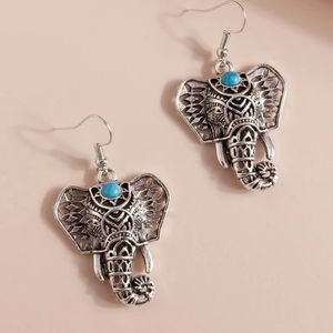 Beautifully Designed Elephant Earrings